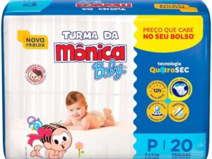 Fralda Turma da Mônica Baby P 20 Unidades